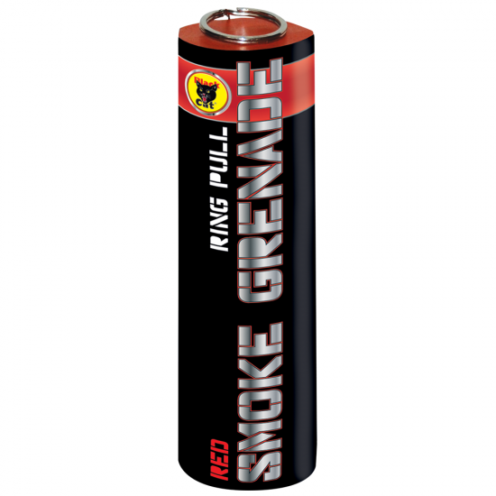 Black Cat Red Smoke Grenade