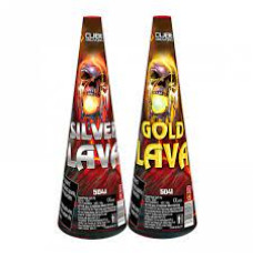 Silver/Gold Lava Fountain by Cube Fireworks