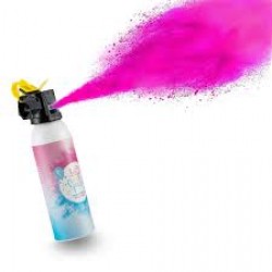 Pink Fire extinguisher powder