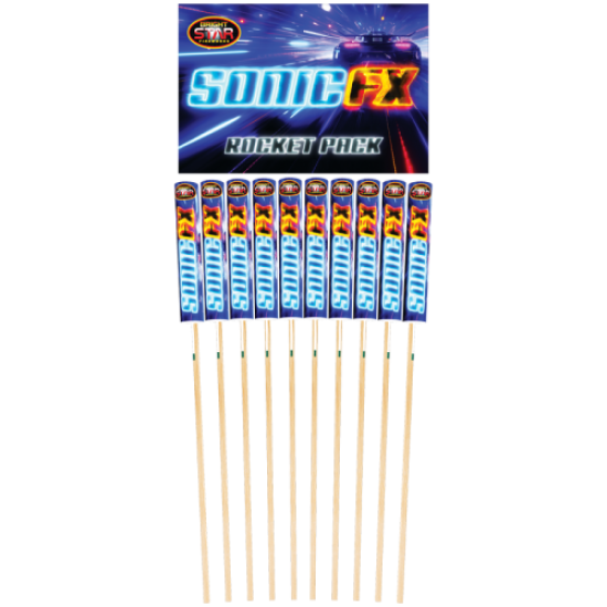 Sonic FX Rockets from Bright Star Fireworks