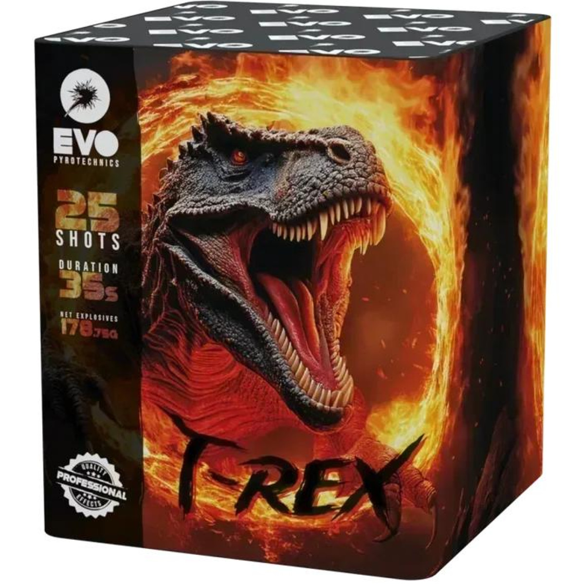 T rex from Evolution Fireworks
