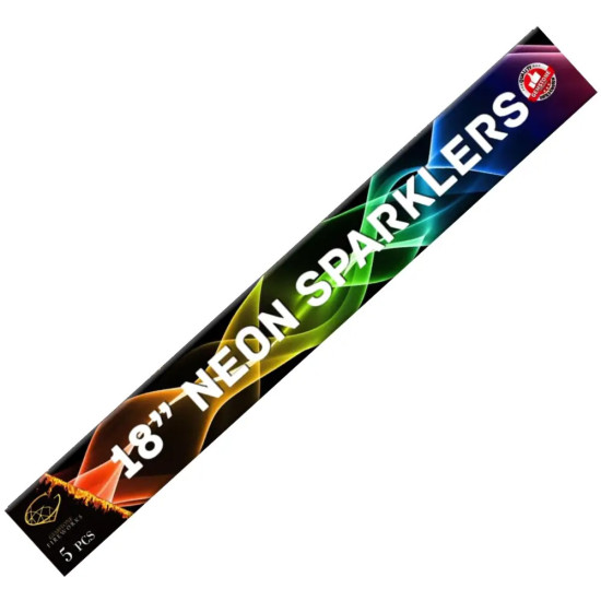 Neon sparklers by gemstone fireworks